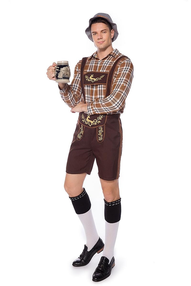 Oktoberfest Pusero / hame nahkahousuista baijerilainen Saksa München Niityt Miesten Perinteinen tyyli kangas Pusero Shortsit Hattu 2025 - $52.99 –P8
