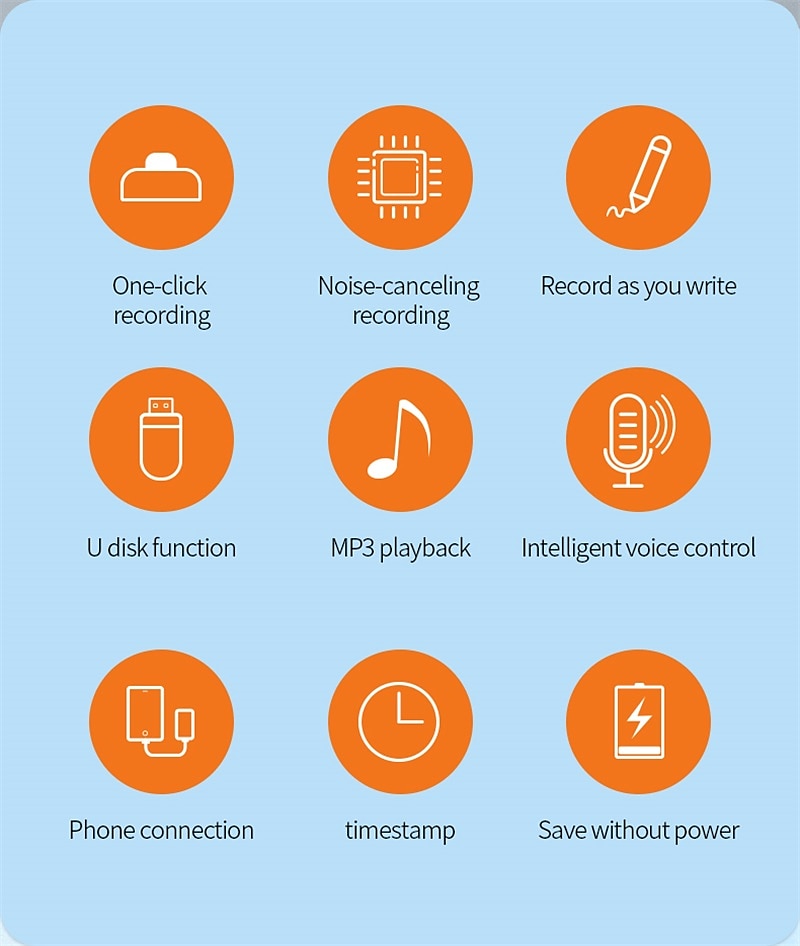 Digital Voice Recorder Q91 English Portable Digital Voice Recorder Recording Android System Voice Activated Recorder Portable MP3 Player Audio Recorder with Playback for Business Speech Meeting 2025 - $31.99 –P2