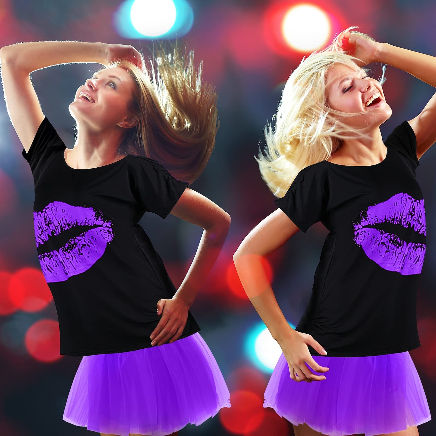 Karnevaali 2026 Karnevaali puku Cosplay-Asut Asut Disko Retro / vintage Disko 1980 luku Aikuisten Naisten Karnevaali Naamiaiset Juhlat Pride-paraati Pride-kuukausi Pukeudu 2026 - $24.99 –P10