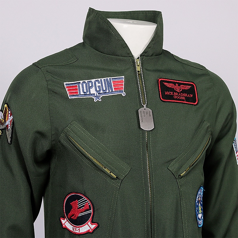 Top Gun Pete Szerepjáték Jelmezek Felszerelések Jelmez Szerepjáték Filmsztár jelmez for Férfi Felnőttek Álarcos mulatság 2025 - $52.99 –P5