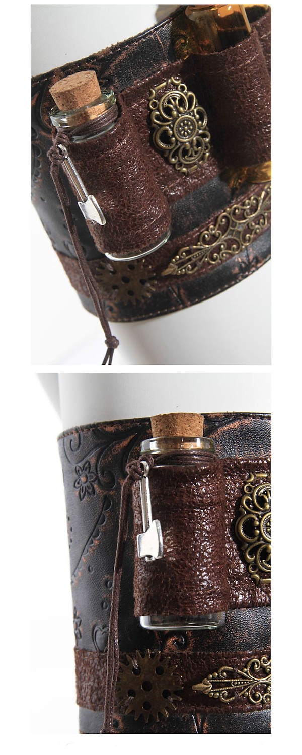 ruční cosplay popruh na ruku náramky postroj náramek gotický steampunk nastavitelné doplňky dekor larp kostýmy středověká renesance 2025 - $27.99 –P4