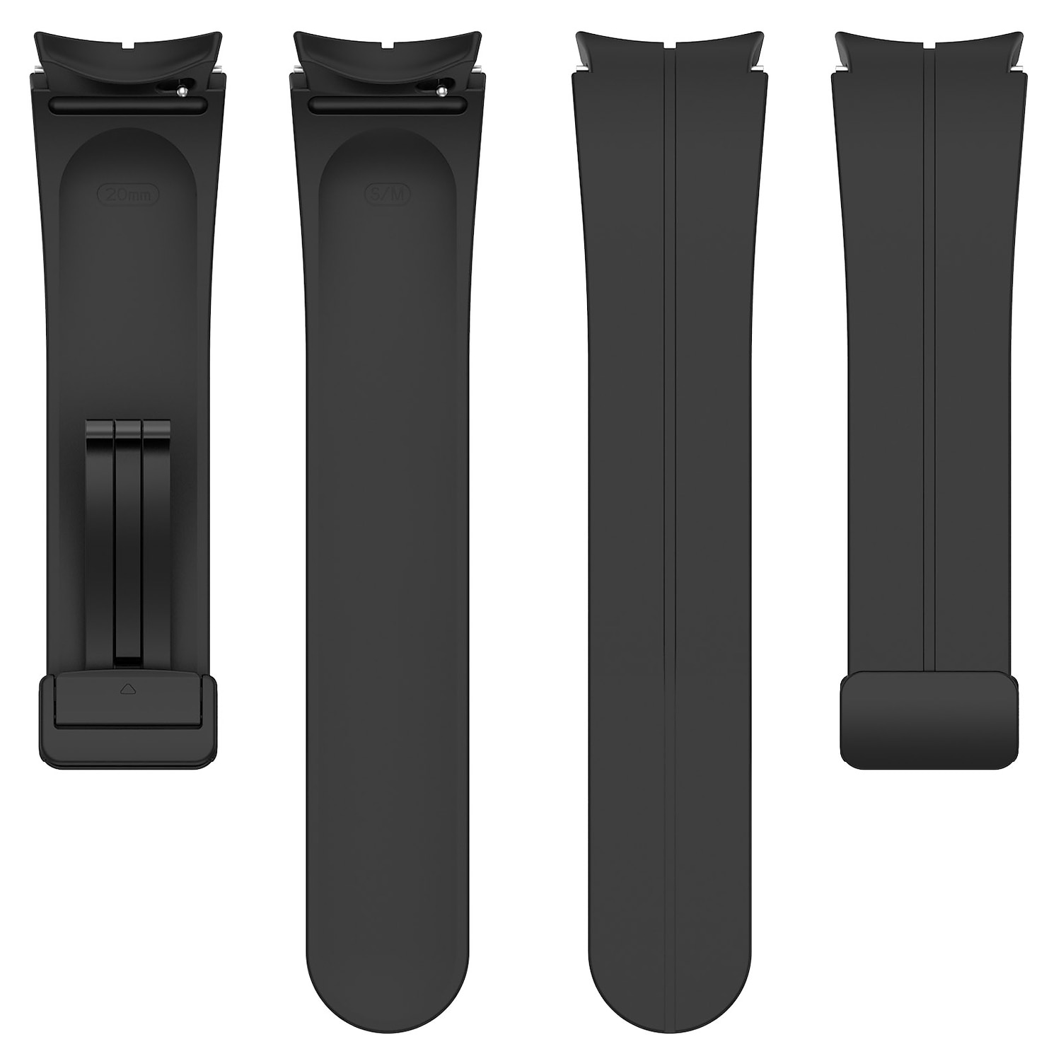 حزام إلى Samsung Galaxy Watch 7/6/5/4  40/44mm, Watch 5 Pro 45mm, Watch 6 Classic 43/47mm, Watch 4 Classic 42/46mm سيليكون إستبدال حزام مشبك مغناطيسي مشبك فراشة نساء رجال عصابة الرياضة معصمه 2025 - $12.99 -P10