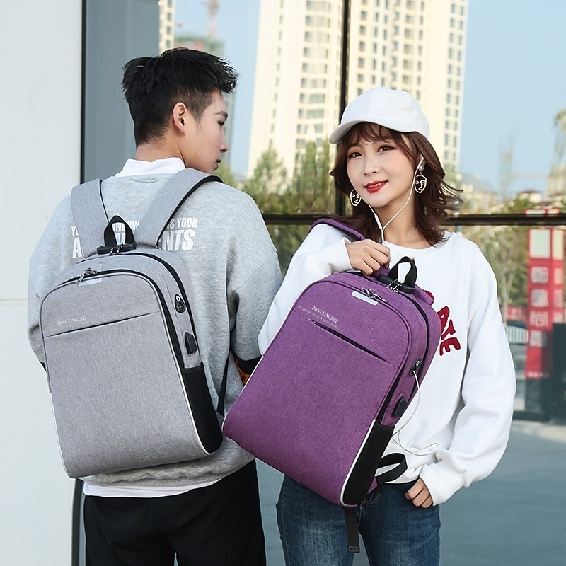 zaino multifunzionale impermeabile per laptop da lavoro con ricarica USB uomo e donna zaino da viaggio antifurto zaino da scuola, regalo di ritorno a scuola del 2025 a $22.99 -P3