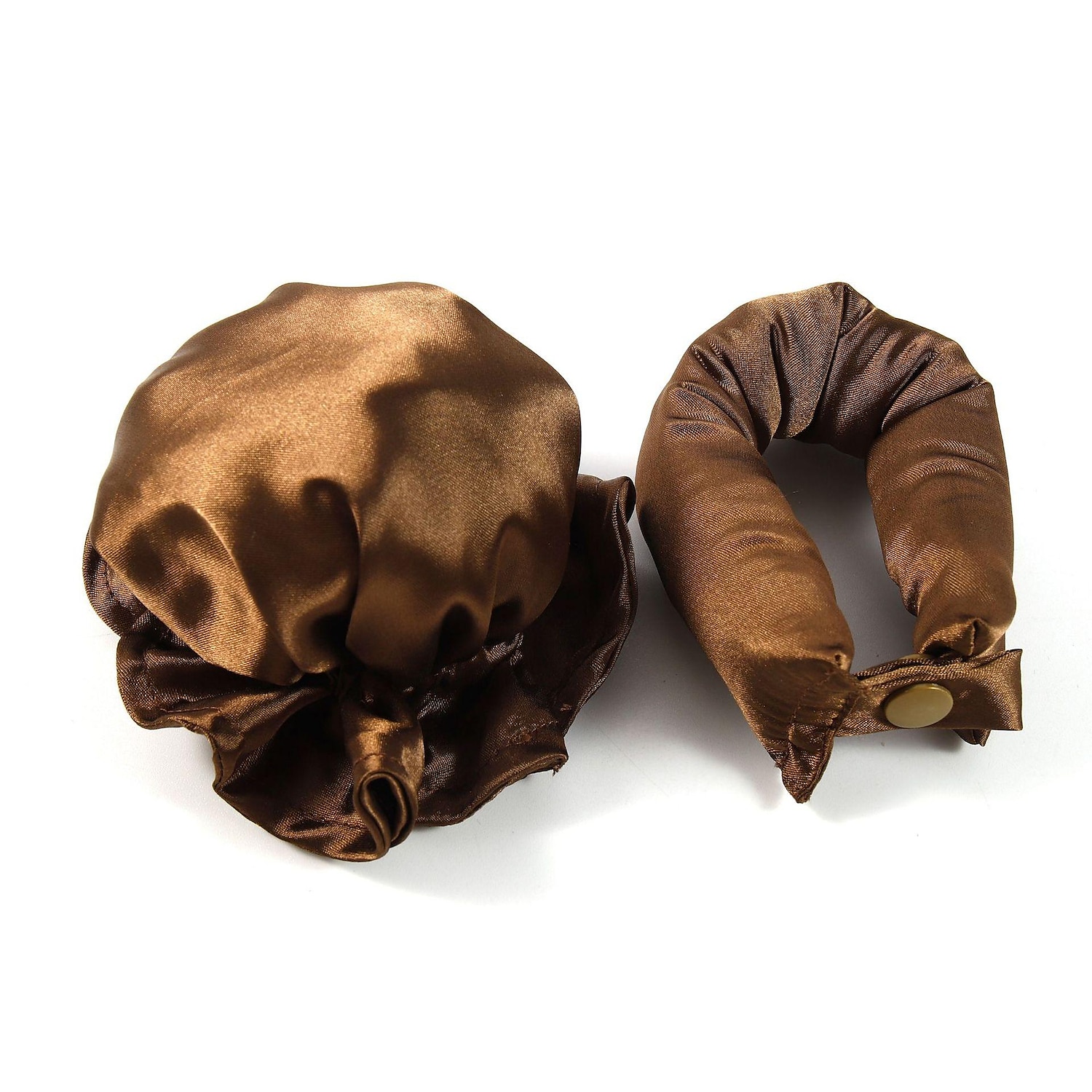 Juego de rizos satinados sin calor: varilla para rizar + cubierta para el cabello rizado, juego de rizos con bollos de calor cero, artefacto para rizar el cabello para personas perezosas con sueño de ola grande, juego de cabello rizado sin calor para muje 2025 - $11.99 –P10