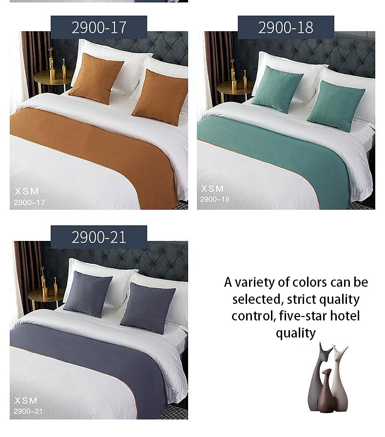 Bed Runner Bed Scarf, Decorative Bed Scarf for Home Hotel Bedspreads Scarves Protection Modern Solid Bed Runner for Foot of Bed Home Bedroom Bedding Decoration 2025 - $22.99 –P6