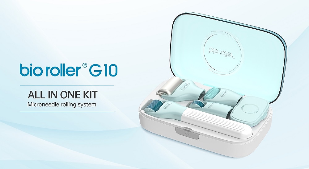 10 In 1 Dermaroller Kit Face Massager Microneedling Derma Rolling System Facial Skincare Jade Ice Roller Beard Hair Growth 2025 - CAD $34.99 –P1