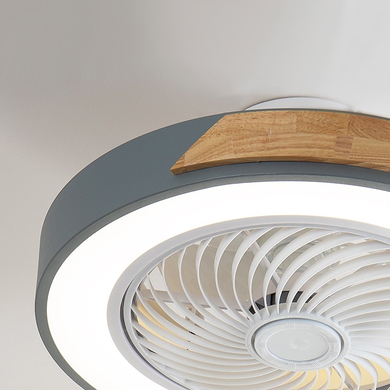 ventilateurs de plafond à led avec lumières dimmable avec contrôle à distance 20 "plafonnier encastré abat-jour en acrylique lustre chambre salon de 2025 ? $242.49 –P5