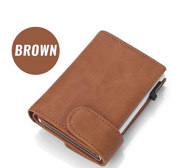 RFID Pop Up Credit Card Holder Wallet Men Business Card Case Slim Minimalist Trifold Credit Card Wallet for Women Card Holder Up 2025 - $16.99 –P7