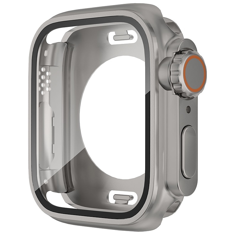 Watch Case Compatible with Apple Watch Series 8 7 41mm 45mm / Series 6 5 4 SE 40mm 44mm / Series 3 2 1 38mm 42mm Scratch Resistant All Around Protective HD Clear Tempered Glass / PC Watch Cover 2025 - $15.99 –P13