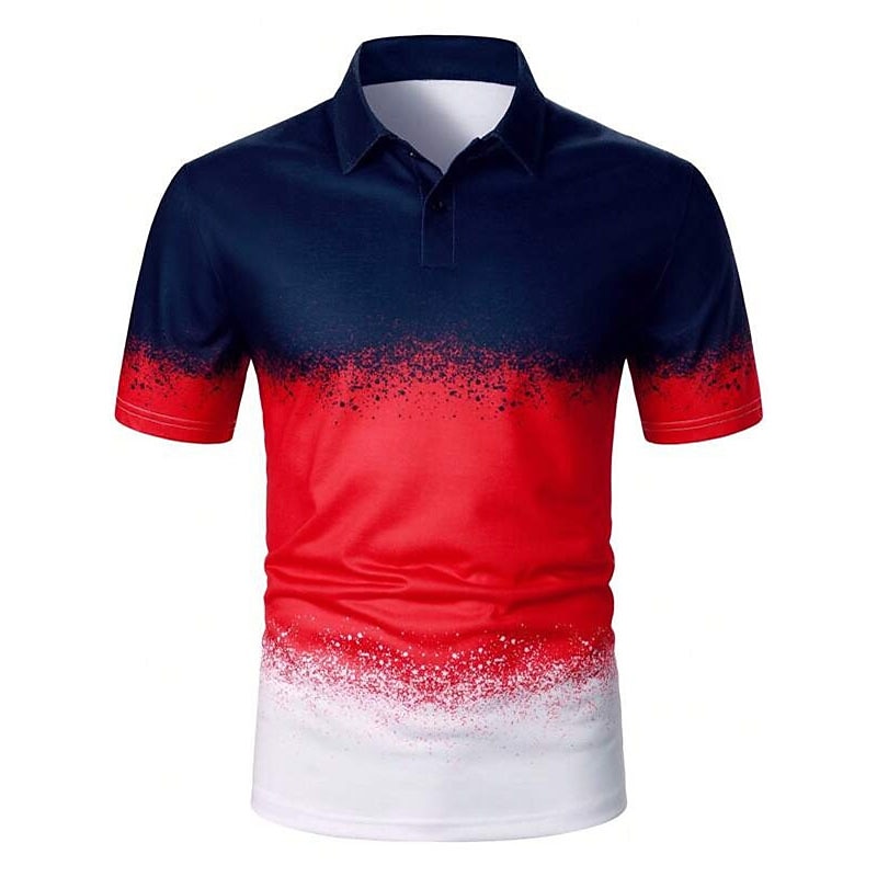 Miesten Kuvitettu Havaijilaiset poolopaidat Golfpaita Lyhythihainen Poolopaidat Kauluspaidat Vapaa-aika Ranta-asut Lomavaatteet Trooppiset vaatteet Juhla-asut Napit 3D-tulostus Keltainen Punastuvan 2025 - $22.99 –P5