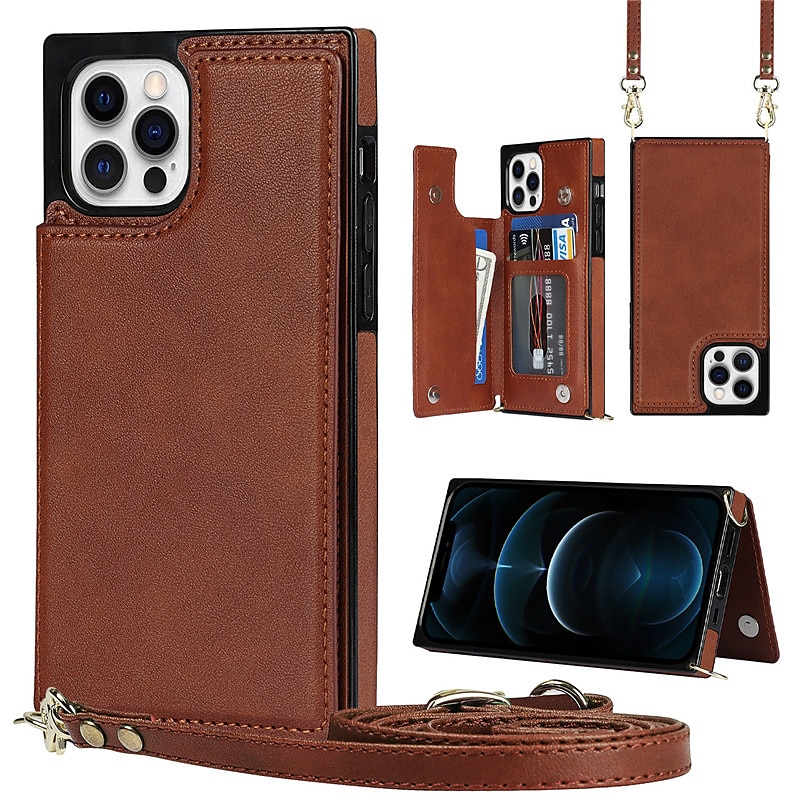 Leather Cards Solt Wallet Case for IPhone 14 Pro Max 13 12 Mini 11