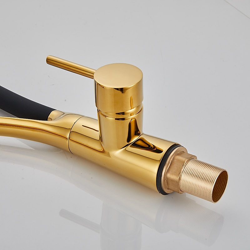 rubinetti da cucina a scomparsa rubinetti miscelatori per lavello, rubinetti in ottone per tubi flessibili girevoli a 360 gradi, maniglia singola con tubo dell'acqua calda e fredda del 2025 a $145.99 –P5
