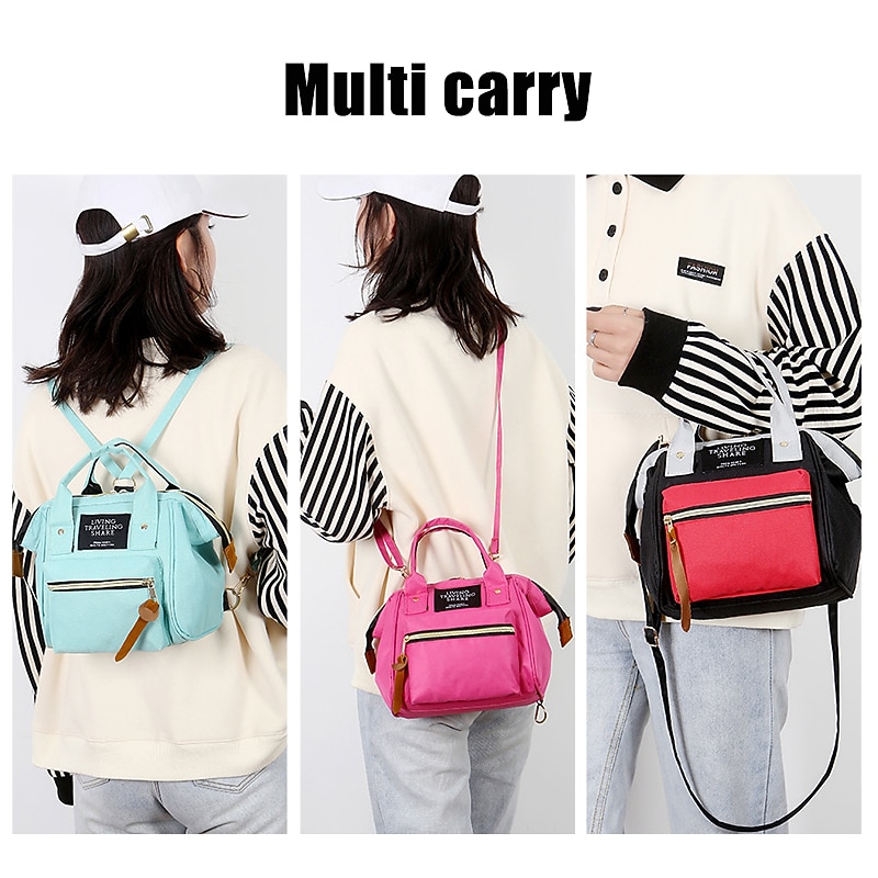 Multifunctional Canvas Backpack and Handbag – Versatile and Stylish Back to School, Travel, or Everyday Bag in Multiple Colors 2025 - $24.99 –P1