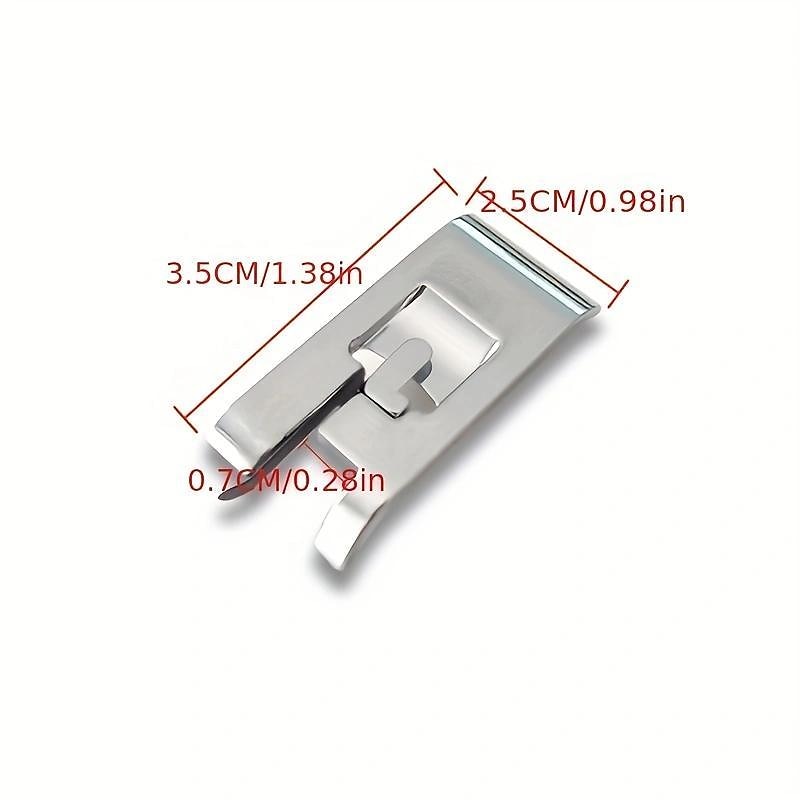 Rolled Hem Foot Tool for Low Shank Snap-On Sewing Machines - Overlock, Overedge, and Overcasting Presser - Perfect for Singer, Brother, and More - Achieve Professional-Looking Hems with Ease 2025 - $9.49 –P3