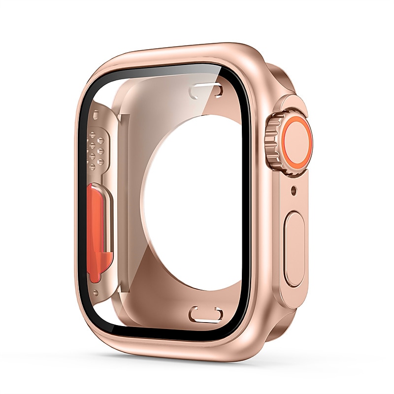 נרתיק שעון עם מגן מסך מותאם ל Apple Watch Series 8 7 41mm 45mm / Series 6 5 4 SE 40mm 44mm All Around Protective עמיד בזעזועים זכוכית משוריינת / מחשב קשיח שעון כיסוי 2025 - $12.99 –P2
