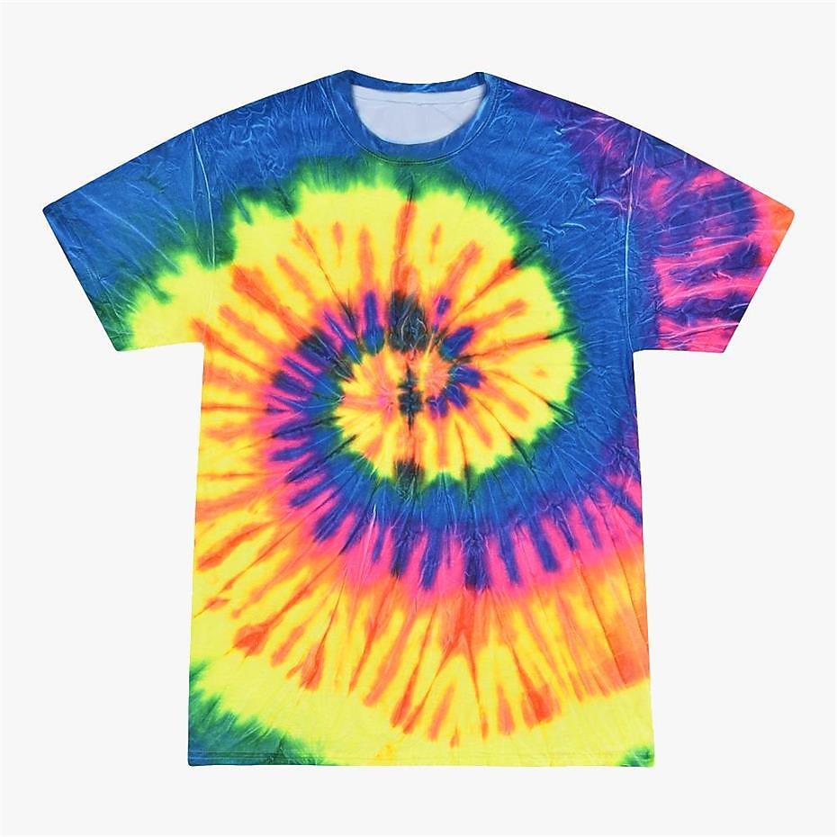 Disk Tie Dye T-skjorte Animé 3D Graphic Til Par Herre Dame Voksne Maskerade 3D-utskrift Fritid / hverdag 2025 - $17.99 –P5