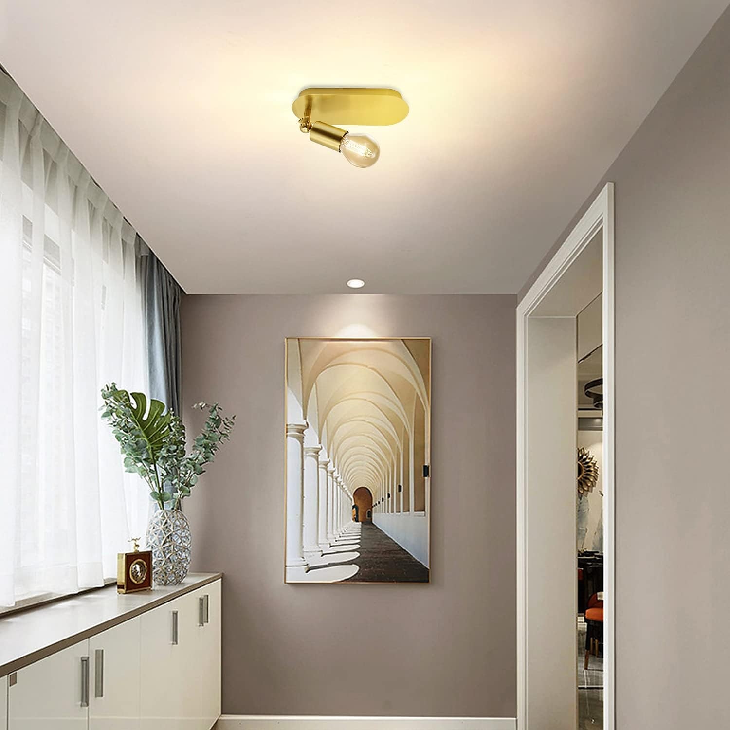 laiton salle de bain applique e27 rétro éclairage mural éclairage intérieur vintage or applique murale 2 pièces tournant applique e27 applique murale intérieur métal pour galerie restaurant café de 2025 ? $49.99 –P18