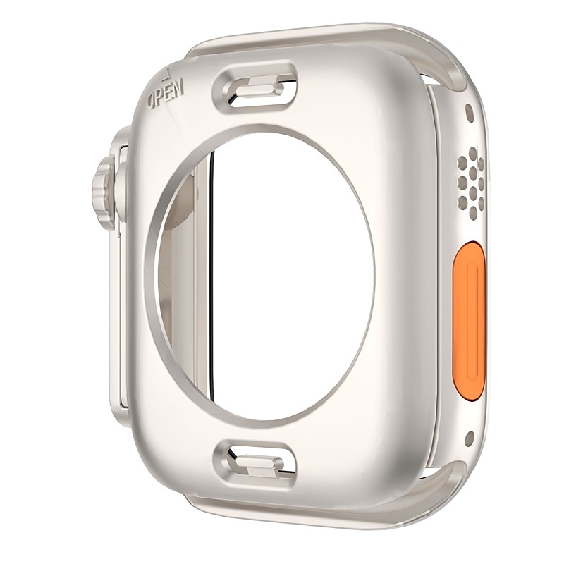 Watch Case Compatible with Apple Watch Series 8 7 41mm 45mm / Series 6 5 4 SE 40mm 44mm / Series 3 2 1 38mm 42mm Scratch Resistant All Around Protective HD Clear Tempered Glass / PC Watch Cover 2025 - $15.99 –P4