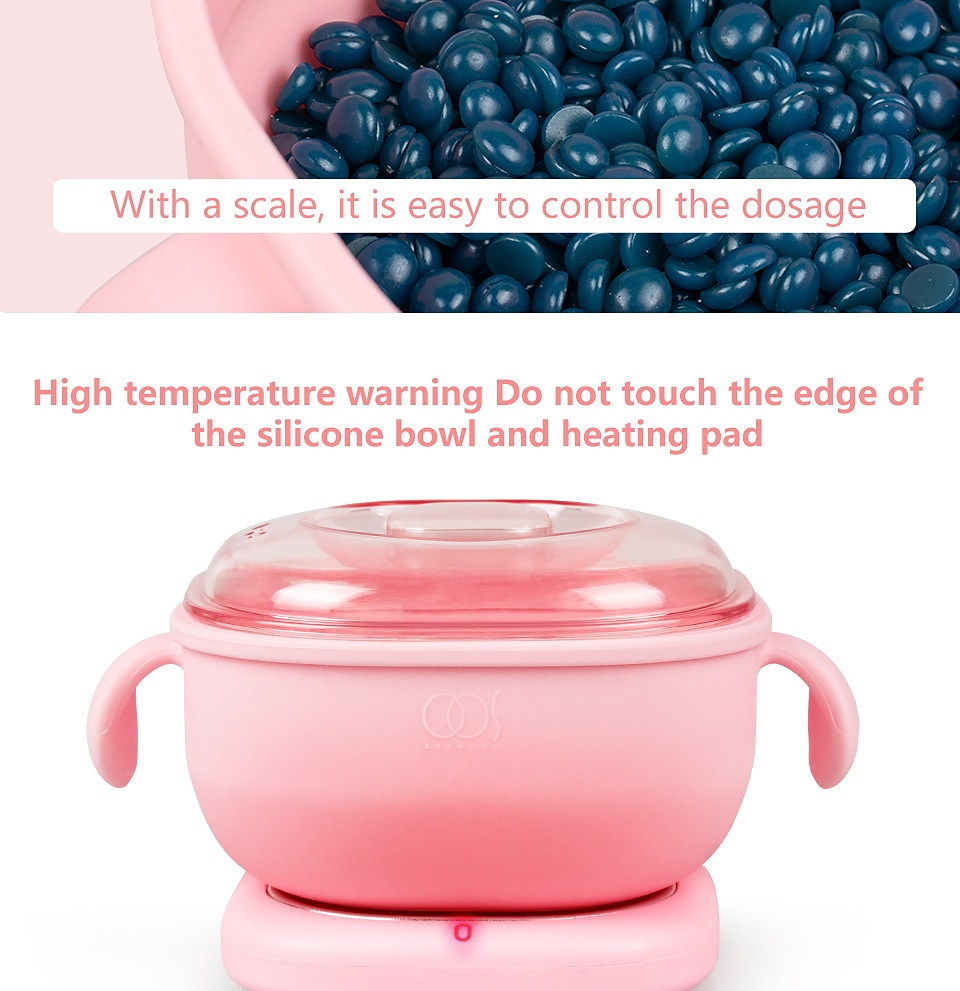 Silicone Portable Wax Hair Removal Machine Wax Heater Depilatory High Temperature Resistant 2025 - $25.99 –P8