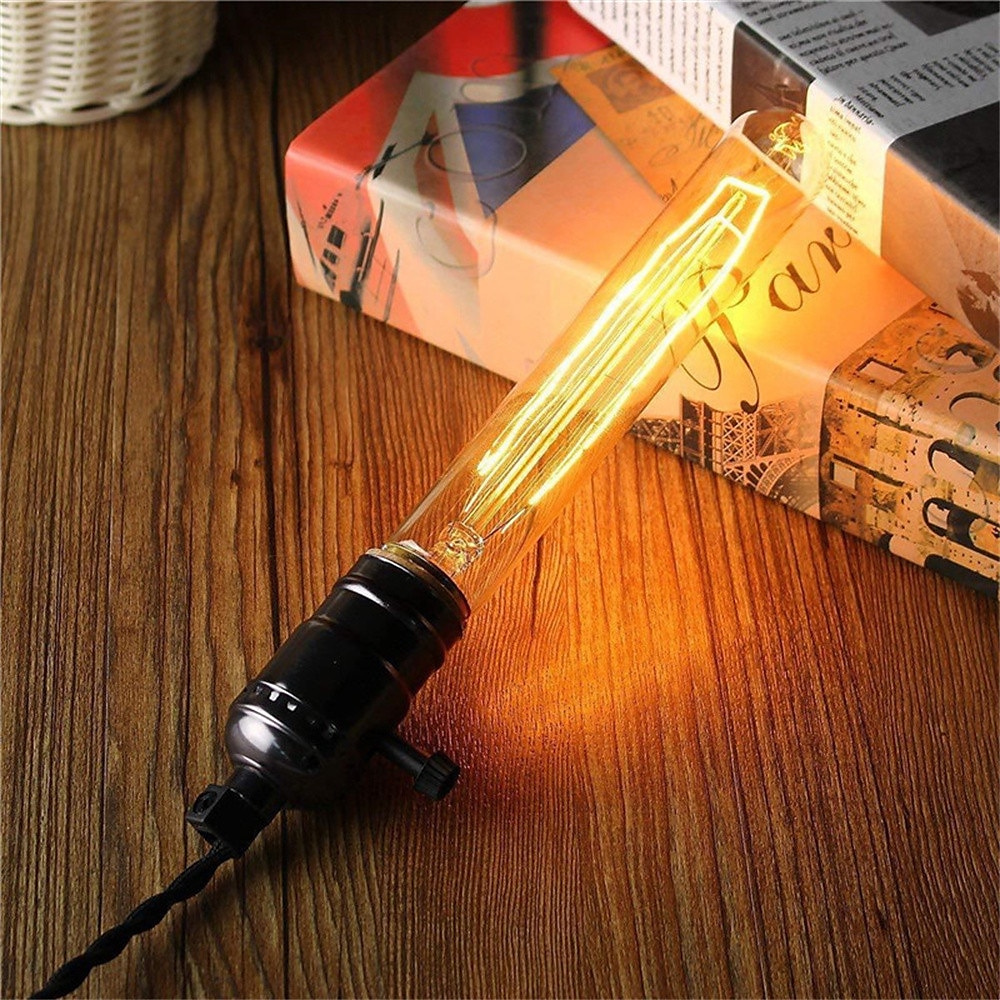 Retro Lamp T185 40W E27 Filament Dimmable Decorative Incandescent Ampoule Vintage Edison Light Bulb for Home Living 2025 - $28.79 –P4