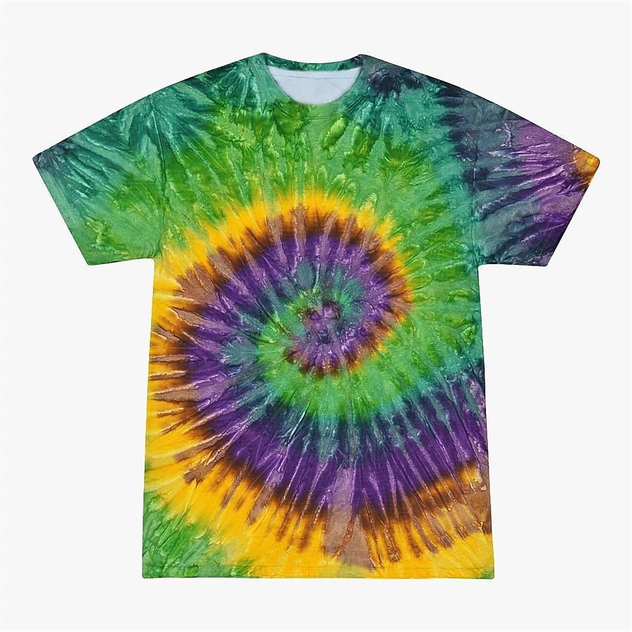 Disk Tie Dye T-skjorte Animé 3D Graphic Til Par Herre Dame Voksne Maskerade 3D-utskrift Fritid / hverdag 2025 - $17.99 –P1