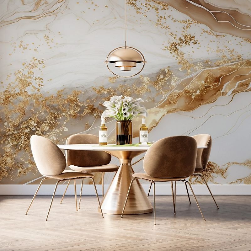 Coole Tapeten, abstrakte Marmortapete, Wandbild, weißer Aufkleber, abziehbares PVC/Vinyl-Material, selbstklebend/Kleber erforderlich, Wanddekoration für Wohnzimmer, Küche, Bad 2026 - $20.99 –P14