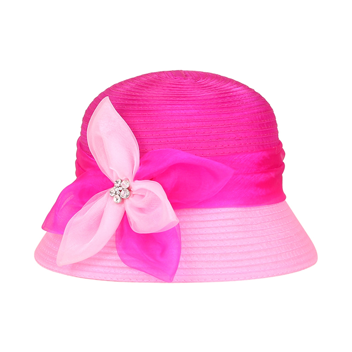 Piedra Preciosa y Cristal / Organdí Sombrero Derby De Kentucky / Sombreros / Tocados con Cristal 1 Boda / Ocasión especial / Fiesta / Noche Celada 2025 - $35.99 –P4