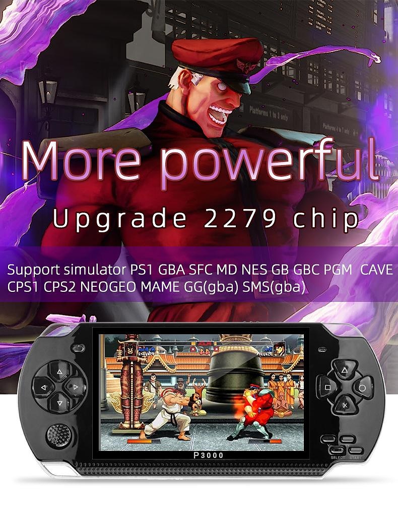 x6 versione di aggiornamento 4.3 pollici psp gioco portatile 8gb arcade nes nostalgico sup64 bit palmare lettore mp5 fabbrica del 2025 a $70.99 –P2