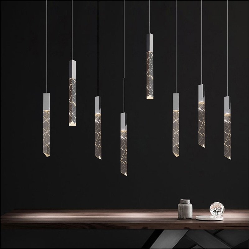 2 lumières 3 lumières 6 lumières 3 cm Intensité Réglable Conception unique Lampe suspendue Aluminium Plaqué Moderne Style nordique 110-120V 220-240V de 2025 ? $84.99 –P6