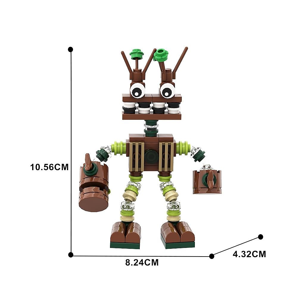 blocuri de construcție, explozive monștrii mei cântători asamblare joc de blocuri de construcție cor de monștri jucării bloc de construcție cu particule mici 2025 - $62.99 –P18