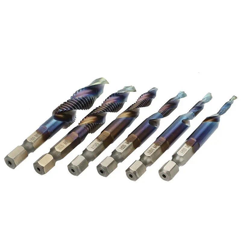 12 pezzi punta da trapano cono trapano hss filettatura blu metrica di ricambio del 2025 a $23.99 –P2