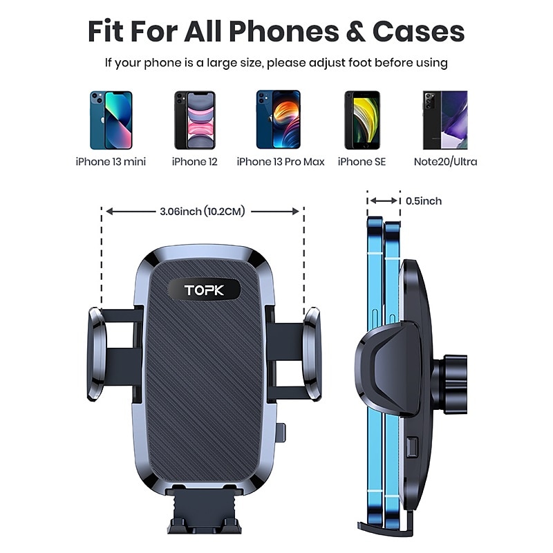 Car Vent Phone Mount Portable Rotatable Adjustable Phone Holder for Car Compatible with All Mobile Phone Phone Accessory 2025 - $14.99 –P9