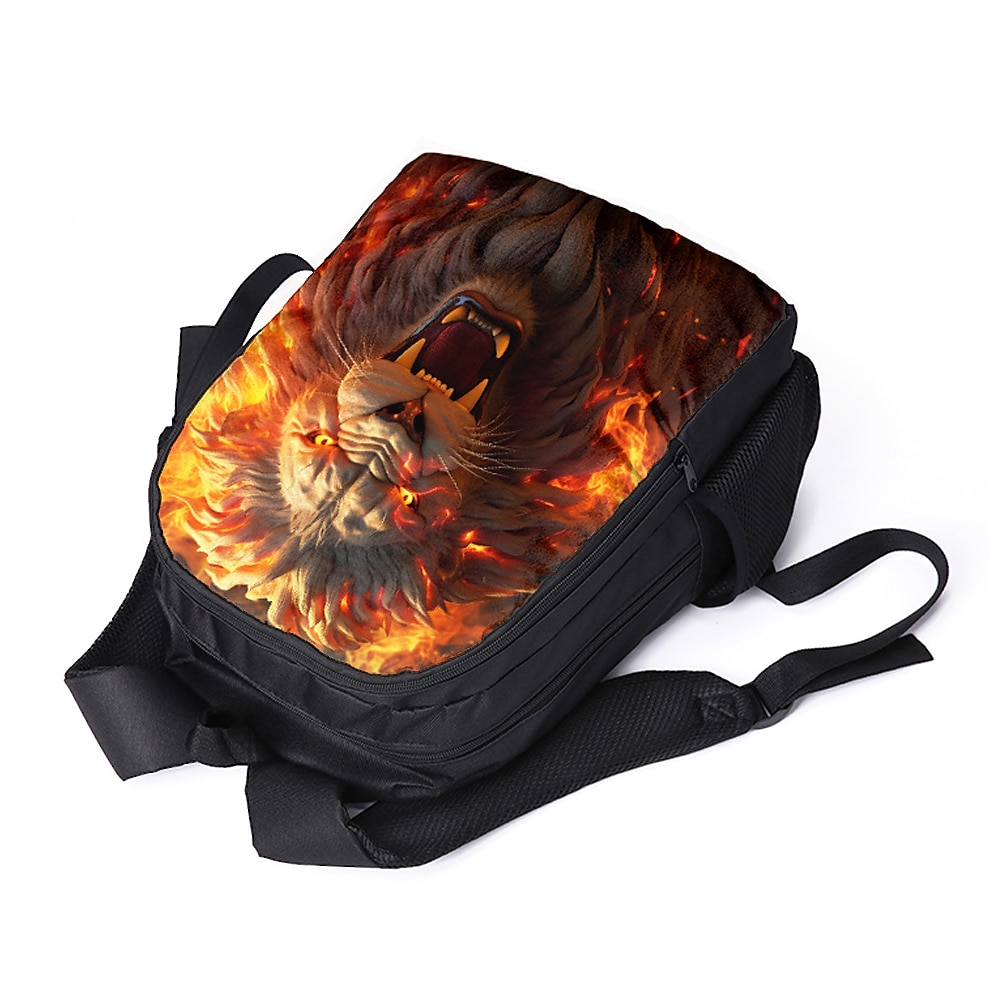 Nagy kapacitású galaxis macskás hátizsák USB porttal – kozmikus 3D-s állatos iskolatáska laptop rekesszel általános iskolába vagy utazáshoz 2025 - $26.99 –P8