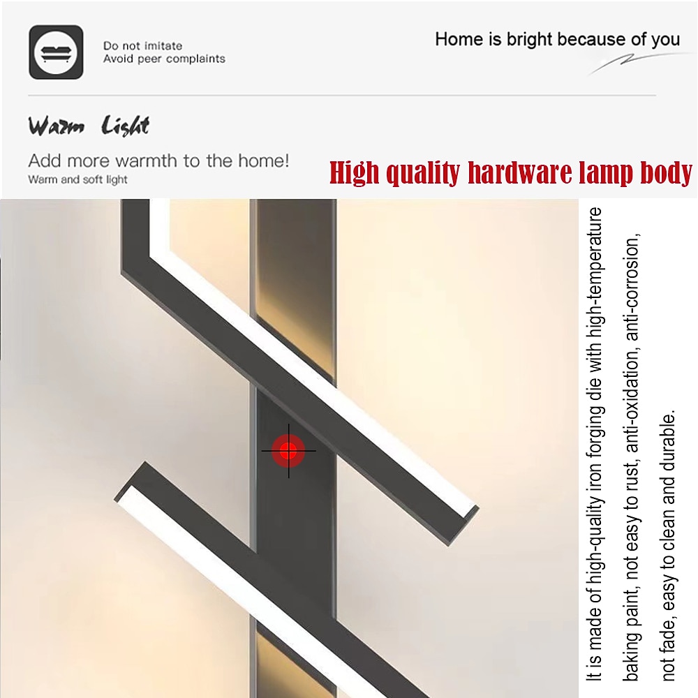Lightinthebox LED Indoor Wall Light Liner Desin 60-120cm/23.4-46.8in Curve Indoor Modern Simple LED Wall Lamp Silicone Wall Lamp is Applicable to Bedroom Living room Bathroom Corridor AC110V AC220V 2026 - $87.99 –P17