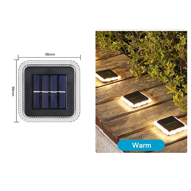 Solar LED Buried Light Outdoor Waterproof Wall Lights 8 LED Garden Pathway Garden Park Lawn Yard Patio Walkway Decoration 2026 - $17.99 –P4
