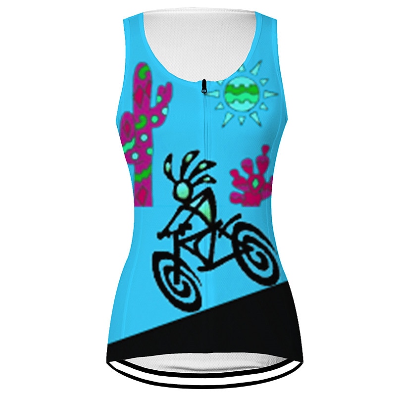 Mulheres Colete para Ciclismo Camisa para Ciclismo Gráfico Sem Manga Moto Colete Camisa / Roupas Para Esporte Blusas com 3 bolsos traseiros Ciclismo de Montanha Ciclismo de Estrada Secagem Rápida de 2026 por $28.99 –P7
