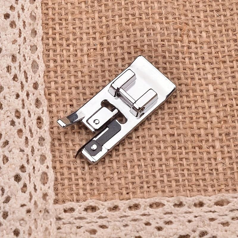 Rolled Hem Foot Tool for Low Shank Snap-On Sewing Machines - Overlock, Overedge, and Overcasting Presser - Perfect for Singer, Brother, and More - Achieve Professional-Looking Hems with Ease 2025 - $9.49 –P7