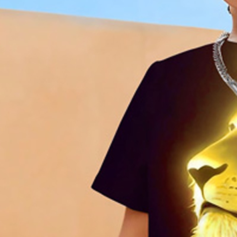 Set îmbrăcăminte băieți, tricou și pantaloni scurți cu grafică 3D pentru animale leu, set îmbrăcăminte mânecă scurtă, imprimeuri 3D, vară primăvară, sport activ, la modă, poliester, copii 4-12 ani, activități în aer liber, stradă, vacanță, croială standar 2025 - $17.99 –P4
