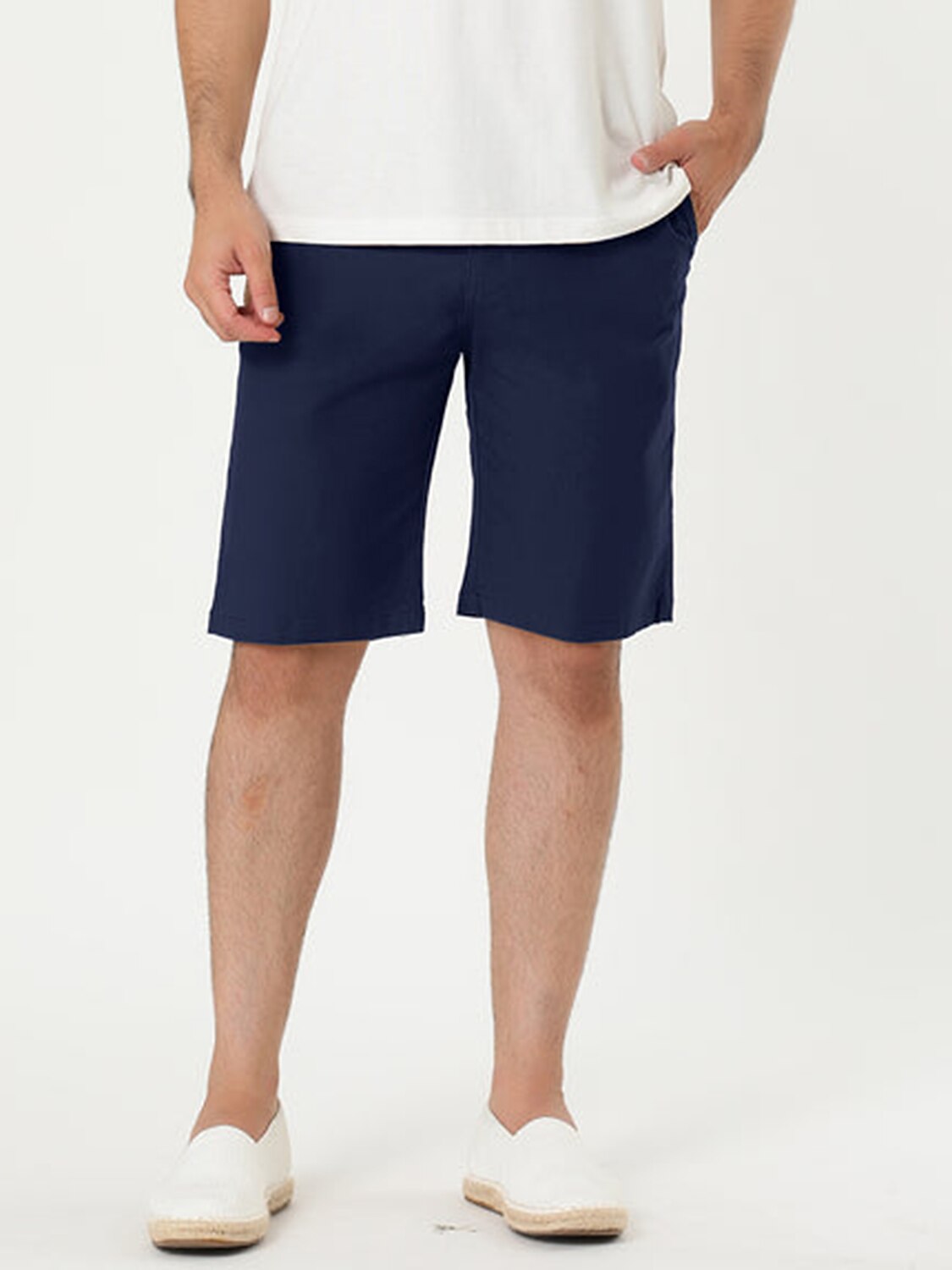 Férfi Rózsaszín nadrág Rövidnadrágok Chino Shorts Ruha Rövidnadrág Bermuda nadrág Zseb Sima Mokaszinok Légáteresztő Szabadtéri Napi Alkalmi Divat Alkalmi Fekete Arcpír rózsaszín 2025 - $21.99 –P14