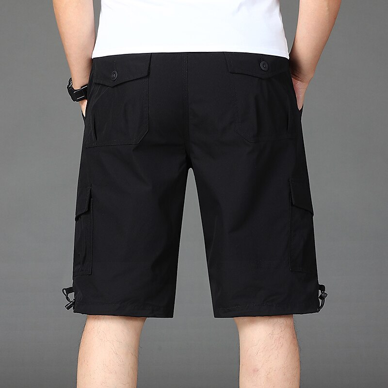 Homens Bermuda Cargo Calção Shorts de verão Shorts de Trilha Com Cordão Cintura elástica Bolso multi Tecido Conforto Macio Comprimento do joelho Ao ar livre Diário Para Noite Moda Casual Exército de 2025 por $21.99 –P7