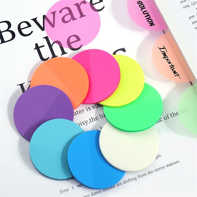 400pcs adesivi indice rotondo note appiccicose trasparenti titolo sbagliato note appiccicose convenienza all'ingrosso set di note appiccicose all'ingrosso del 2025 a $11.99 –P5