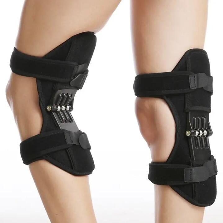 andningsbart halkfritt ledstöd knäskydd, knäförstärkningsstöd ledstöd fjäderstabiliseringsdyna powerlift knästöd svaga gamla ben sportklättring berg trappor 2025 - $11.99 –P6