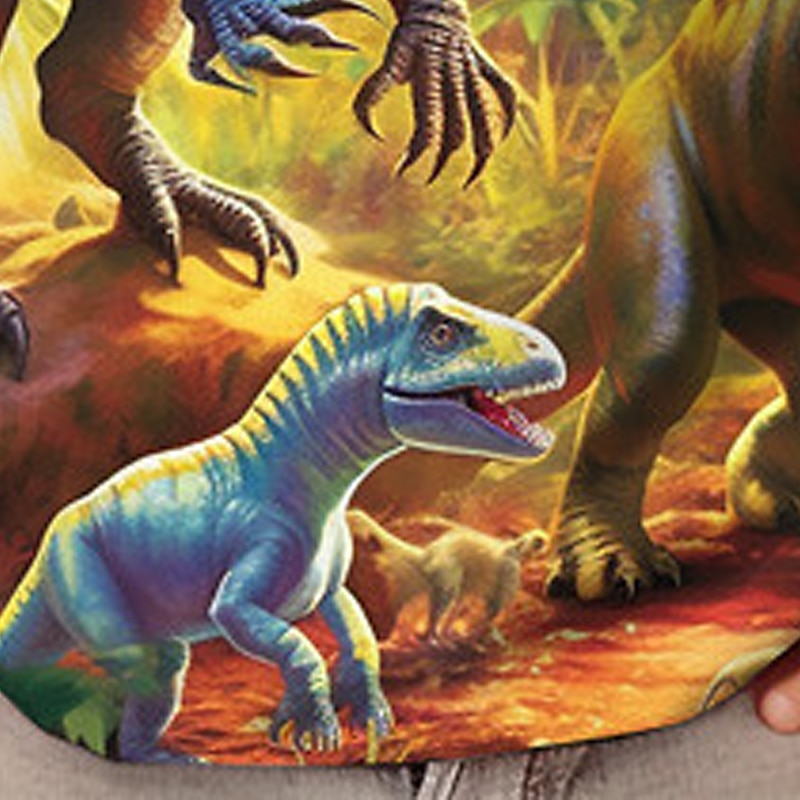 Boys' 3D Graphic Animal Dinosaur T shirt Tee Short Sleeve 3D Print Summer Spring Active Sports Fashion Kids 3-12 Years Outdoor Casual Daily Regular Fit 2025 - $11.99 –P4