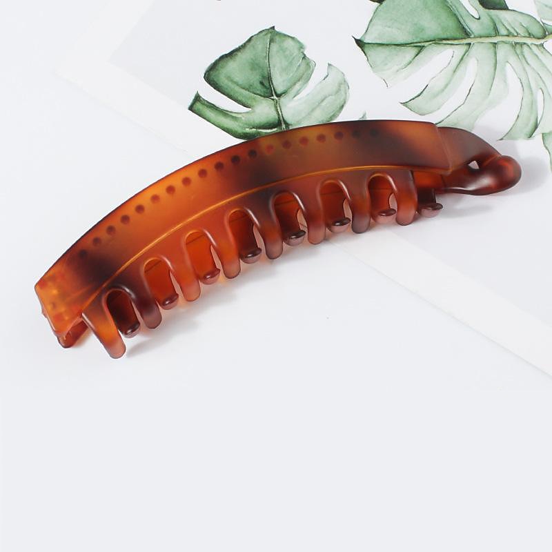 grampos de cabelo de banana para mulheres clássico clincher grampos de pente duplo de cabelo leopardo banana rabo de cavalo grampo para cabelos grossos de 2025 por $8.49 –P6