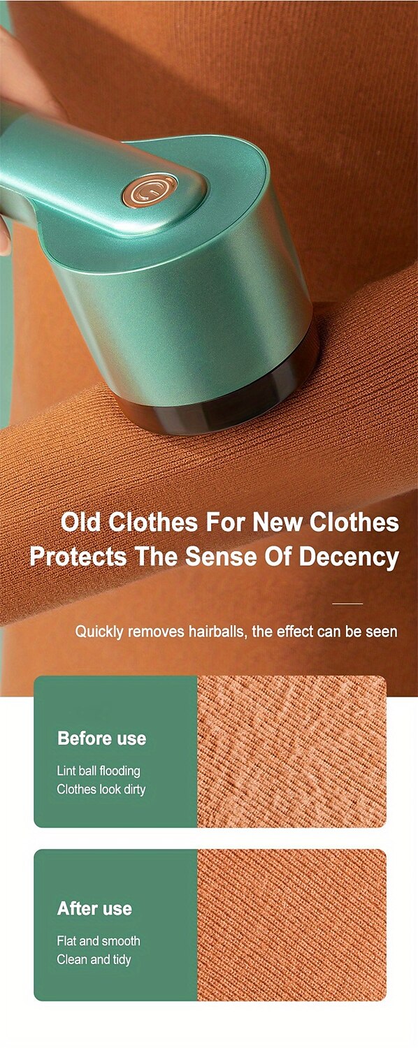 Fabric Sweater Shavers To Remove Pilling Electric Lint Remover Rechargeable With 6-Leaf Blades And Lint Rollers USB Fabric Shaver Fuzz Remover Fabric Pill Shaver For Sweater Couch Clothes Carpet 2025 - $23.99 –P6