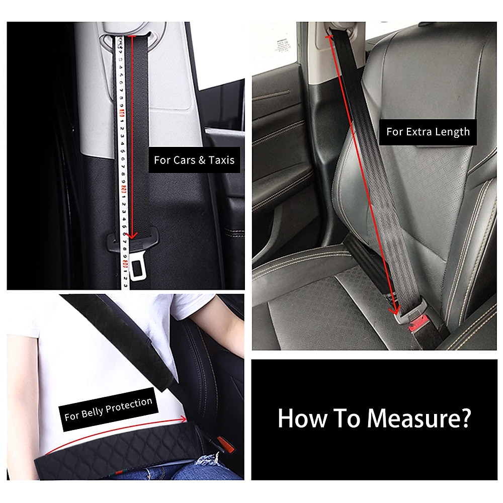 StarFire 1PC 25.5in Extra Long Seatbelt Covers for Adults Kids Super Soft Car Seat Belt Strap Cushion for Auto Shoulder Neck Chest Protector Pad Auto Interior Accessories 2025 - $16.99 –P7