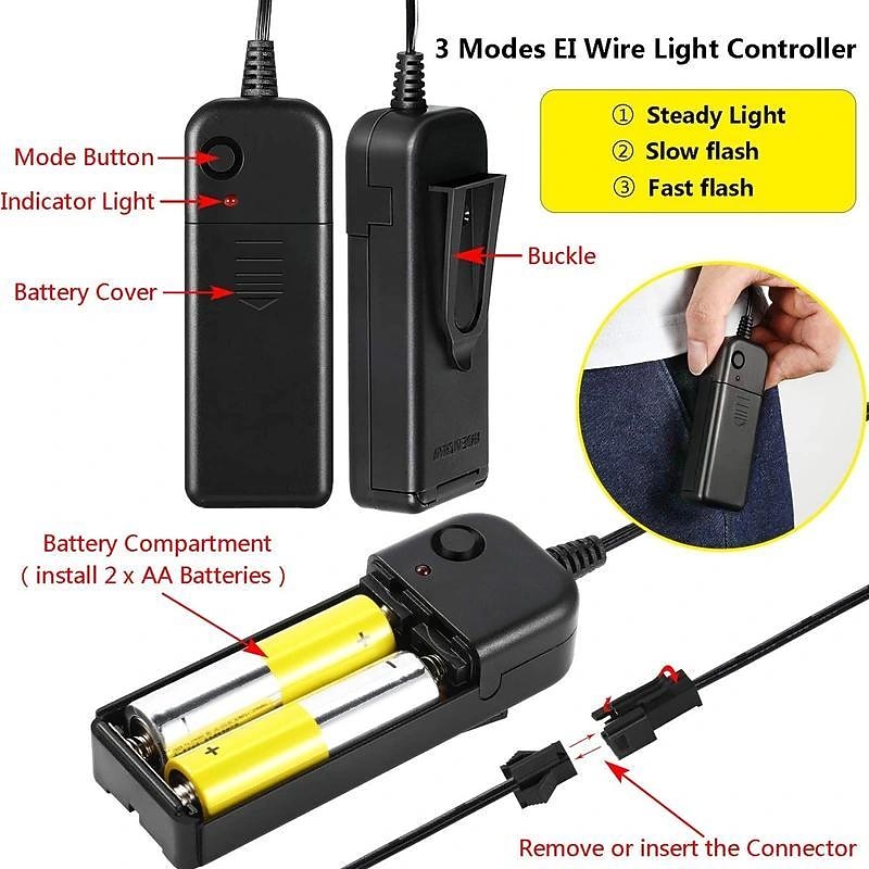 2025年 ハロウィンマスク LED グローブラック V マスク ゴーストウォークダンス コールドライトマスク コレクション – $11.99 –P5