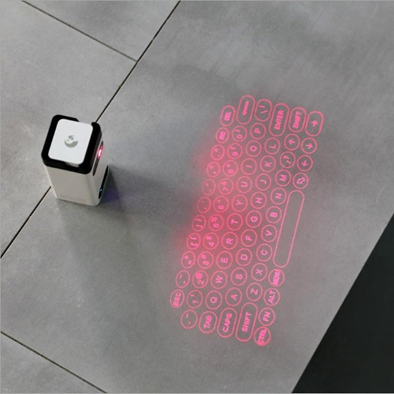 projection laser clavier laser virtuel téléphone portable bluetooth sans fil écran de projection tactile infrarouge bureau portable clavier de 2025 ? $95.99 –P3