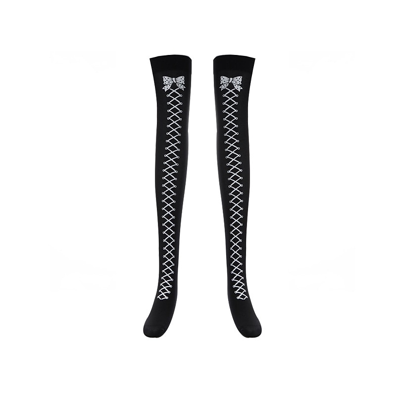 Teschio scheletro Halloween Calze e autoreggenti Oggetti di scena di Halloween Halloween Per donna Halloween martedì grasso Costumi di Halloween facili Vestirsi del 2025 a $12.49 –P5