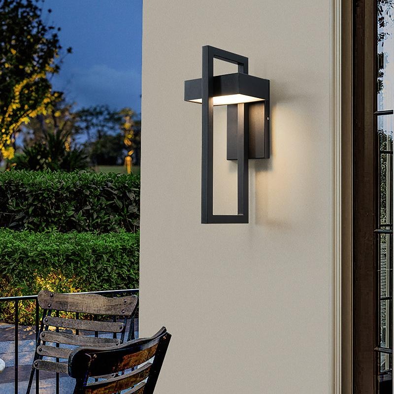 Luminárias de parede externas à prova d'água arandelas de varanda montadas na parede iluminação moderna lâmpadas de parede para pátio porta da frente entrada branco quente 110-240 v de 2026 por $199.99 –P3